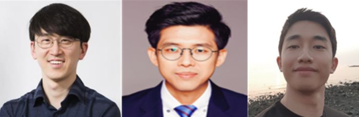 이번 연구를 수행한 공동연구진. 박종은(왼쪽부터) KAIST 의과학대학원 교수, 김천하 한국생명공학연구원 박사, 탁권용 서울성모병원 박사 [KAIST 제공]
