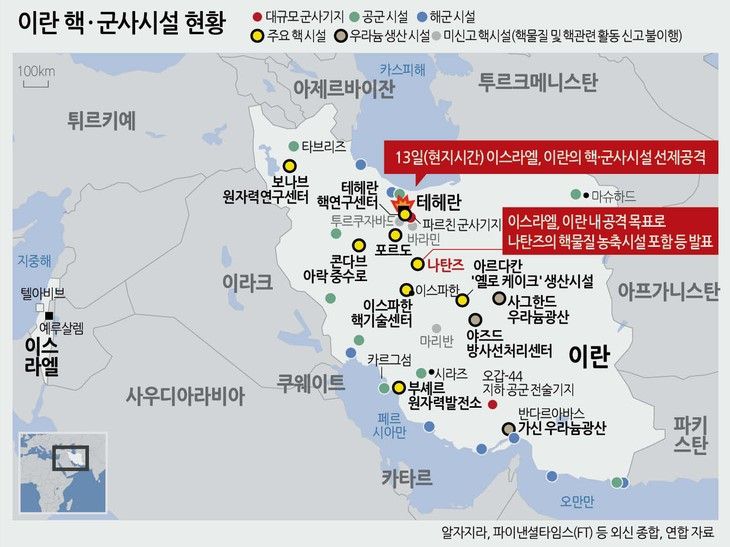 이란 핵 군사시설