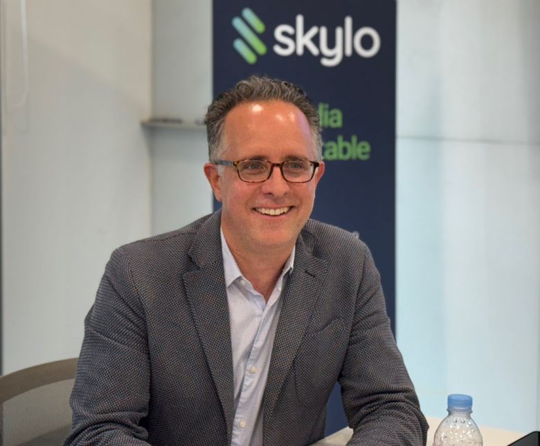 피트 살라디노 스카일로 글로벌 마케팅 총괄은 16일 서울 용산구에서 헤럴드경제와 만나 한국 시장 진출 계획을 밝혔다. [스카일로 제공]