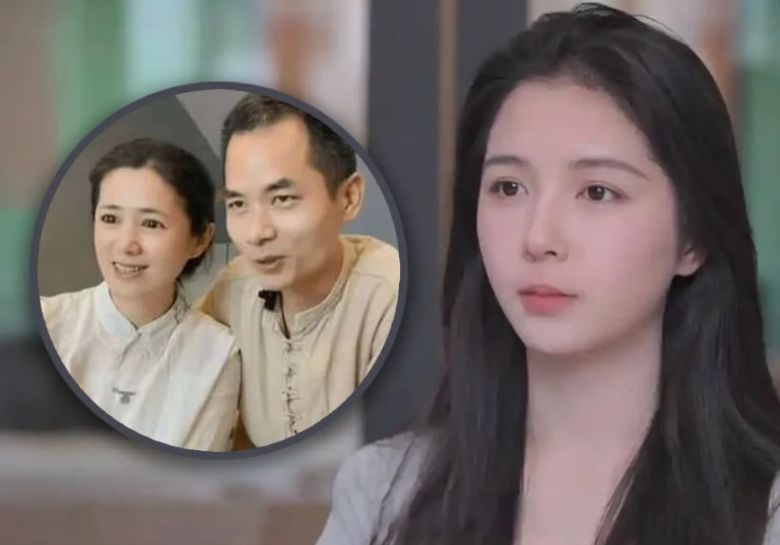 빼어난 미모로 중국에서 화제가 됐던 칭화대생 장선신란과 그의 부모. [SCMP]