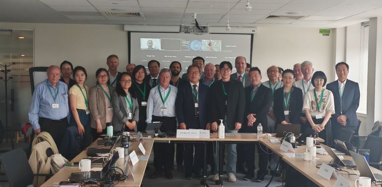 ISOIEC JTC 1SC 6 국제표준화 회의 기념 촬영 모습.[ETRI 제공]