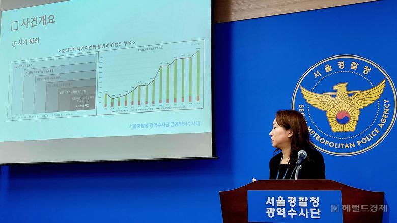 해피머니 상품권 발행사인 해피머니아이엔씨의 전·현직 임직원들이 지난 6월 25일 검찰에 넘겨졌다. 안효정 기자.