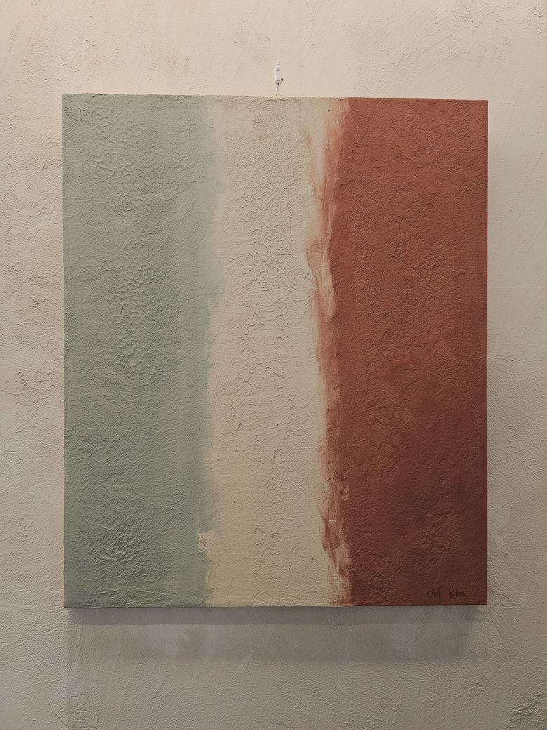 김도형 셰프가 그린 유럽미장 방식을 이용한 그림.  채상우 기자