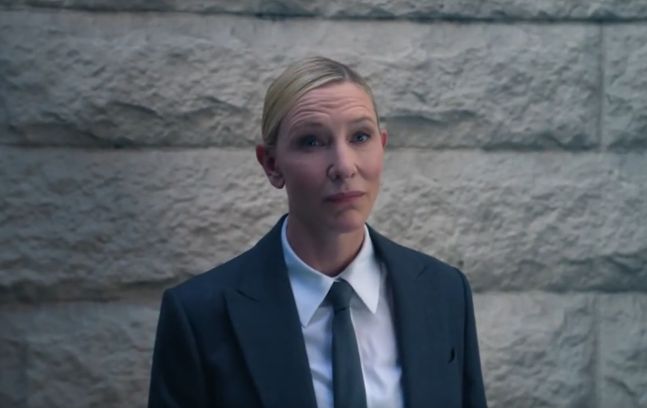 넷플릭스 ‘오징어 게임’ 시즌 3 말미에 카메오로 등장한 할리우드 배우 케이트 블란쳇 [넷플릭스 제공]