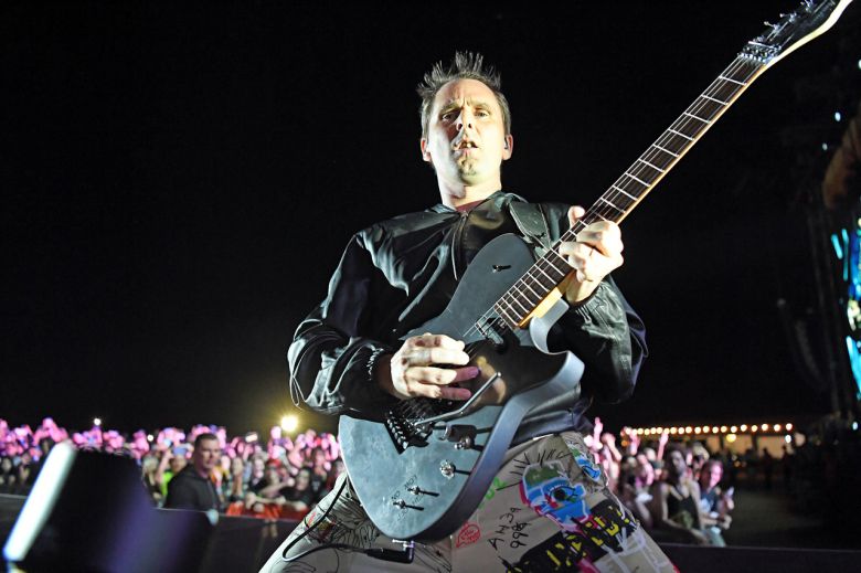 밴드 뮤즈의 크리스 볼첸홈. [게티이미지/Jason Koerner]