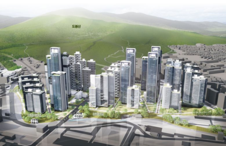 도봉구 방학동 272번지 일대 조감도. [서울시]