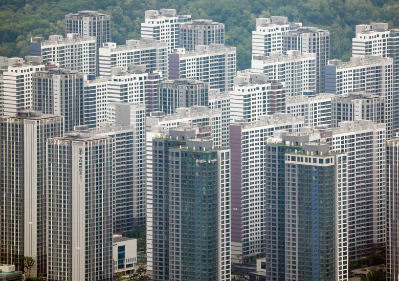 서울 강동구 올림픽파크포레온의 모습. [연합]