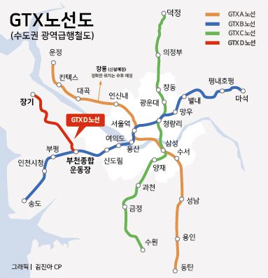 GTX 노선도 [헤럴드경제DB]