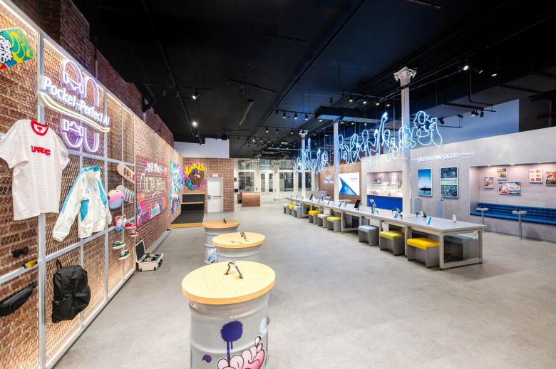 삼성전자가 미국 뉴욕에서 운영하는 갤럭시 익스피리언스 스페이스 공간. [삼성전자 제공]