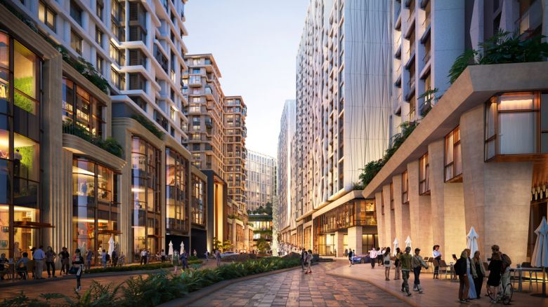 더파크사이드 스위트 조감도.[일레븐건설 제공]