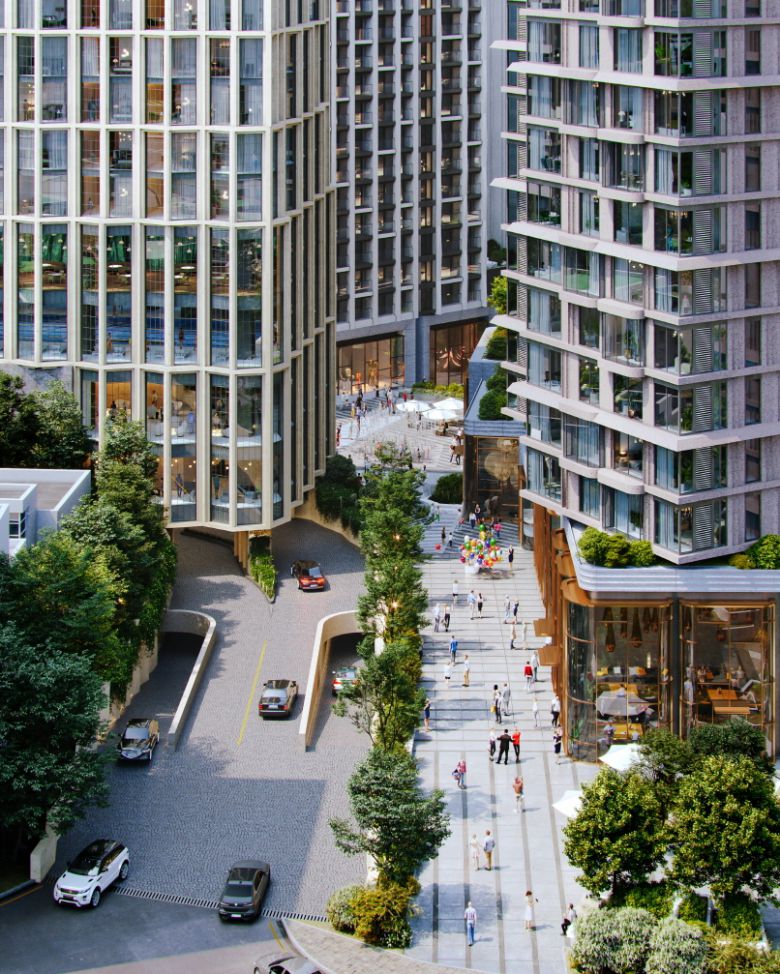 더파크사이드 스위트 조감도.[일레븐건설 제공]