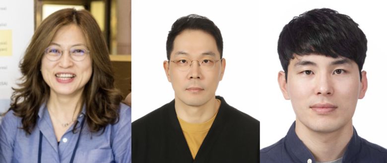 진희경 수의학과 교수(왼쪽부터)와 배재성 의학과 교수, 제1저자 의학과 최병조 연구초빙교수.[경북대 제공]