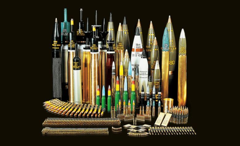 풍산이 생산하는 각종 탄약. [풍산 홈페이지]