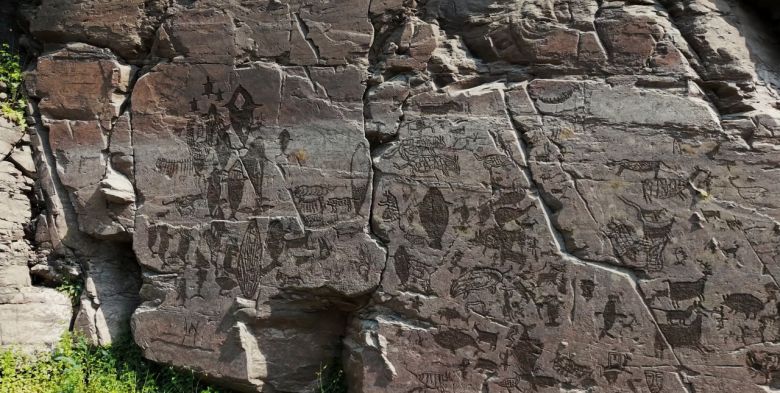 울주 대곡리 반구대 암각화. [국가유산청]