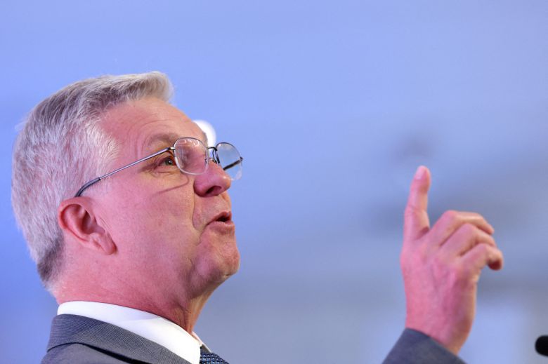 크리스토퍼 월러 연준 이사가 지난 2024년 11월 미국 뉴욕에서 열린 클리어링 하우스 연례 컨퍼런스에서 연설하는 모습. [로이터]