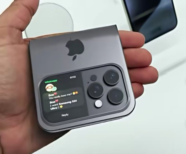 폴더블 아이폰 예상 이미지  [인스타그램, emkwan]