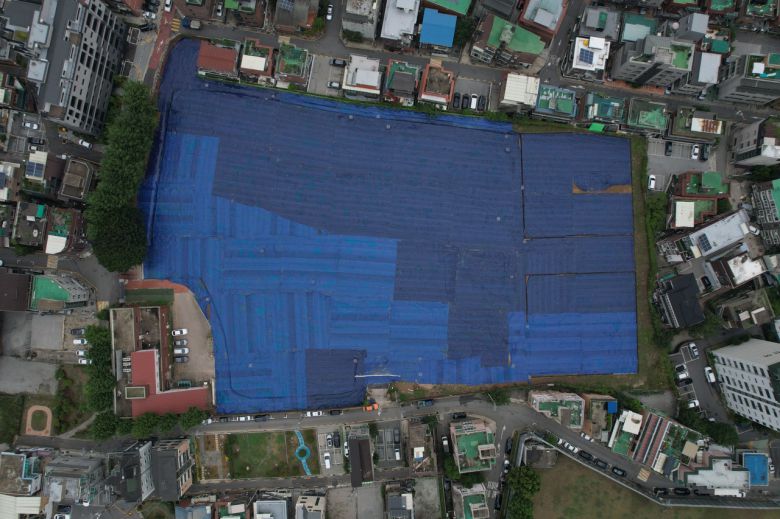 철거완료 된 풍납동 창의마을