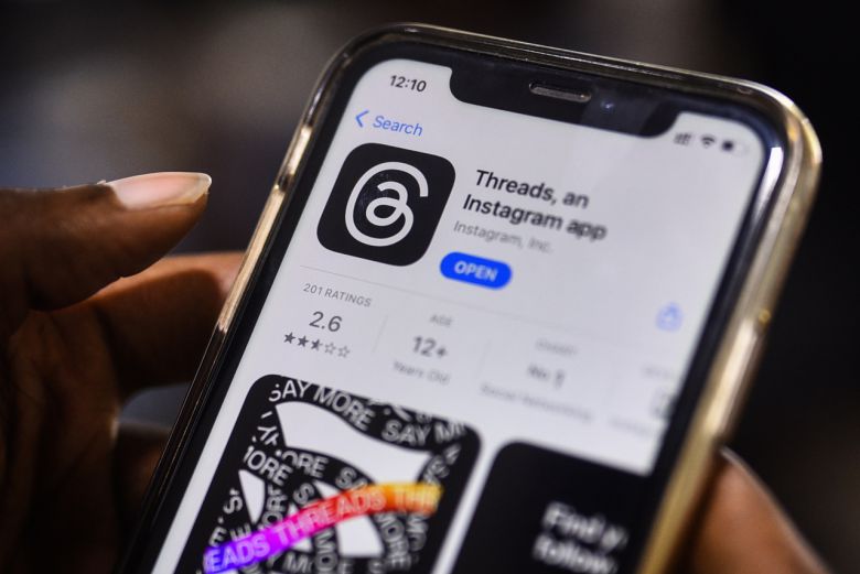 메타의 텍스트 기반 SNS ‘스레드’. [EPA]