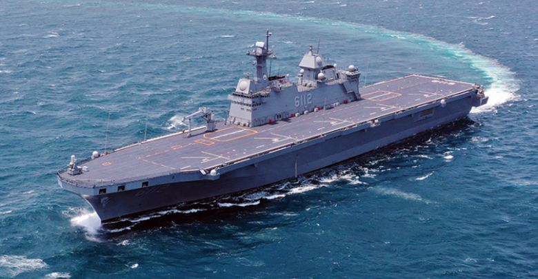 HJ중공업이 건조한 독도함 [HJ중공업 제공]