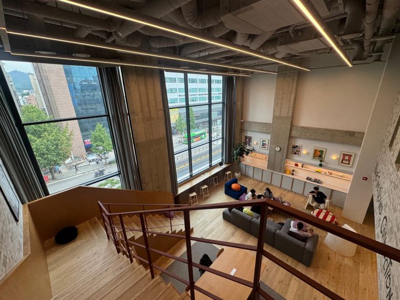 에피소드 신촌 캠퍼스 내 공용공간인 릴렉싱룸 모습. 신혜원 기자