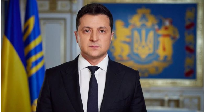 지난 2월 볼로디미르 젤렌스키 우크라이나 대통령이 대국민 발표를 하는 모습. [로이터]