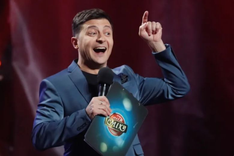 코미디언으로 활동하던 시절의 볼로디미르 젤렌스키 우크라이나 대통령. [로이터]