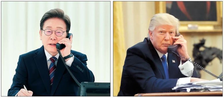 이재명 대통령과 도널드 트럼프 대통령 간 첫 한미정상회담이 다가오며 미국의 ‘안보청구서’가 가시화되고 있는 가운데 한국의 치밀한 대응전략이 필요하다는 제언이 뒤따른다. 자료사진. [연합·AP]