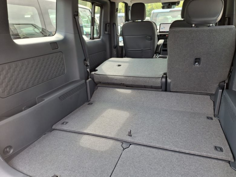 2열을 폴딩했을 때의 PV5 패신저 3열 [김성우 기자]