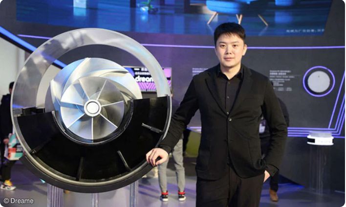 지난 2017년 중국 로봇청소기 업체 드리미를 창업한 1987년생 위하오. [드리미 홈페이지]