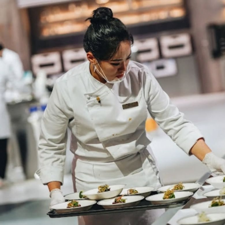 넷플릭스 예능 흑백요리사에 출연한 정지선 셰프. 넷플릭스 캡처