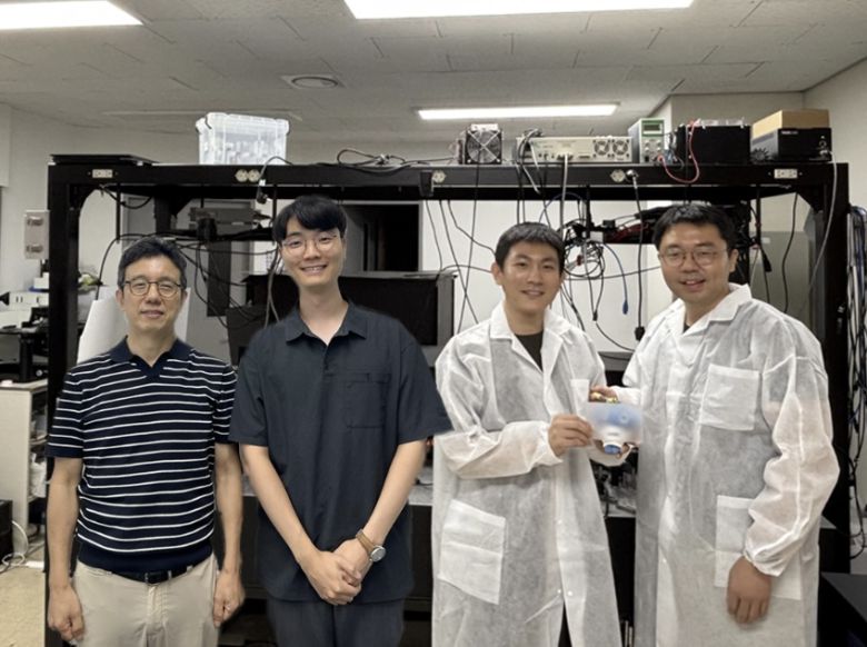 이번 연구를 수행한 KAIST 연구진. 예종철(왼쪽부터)  교수, 권태성 , 송국호 박사과정, 장무석 교수.[KAIST 제공]
