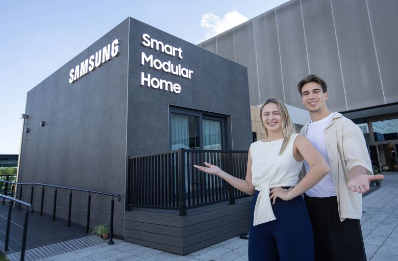 독일 베를린에서 열린 IFA 2025에서 삼성전자가 전시한 ‘스마트 모듈러 홈’. [삼성전자 제공]