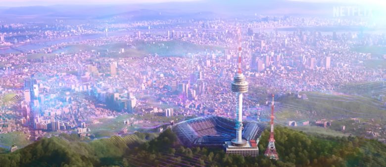 남산타워. [넷플릭스 ‘케이팝 데몬 헌터스’]