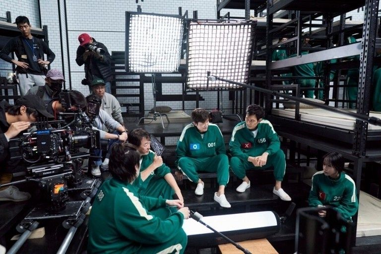 넷플릭스 오징어게임 촬영 모습 [사진, 넷플릭스]
