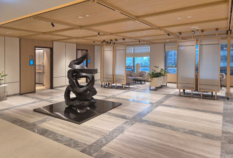 하나은행 클럽원 도곡PB센터 내부 로비 모습. [하나은행 제공]