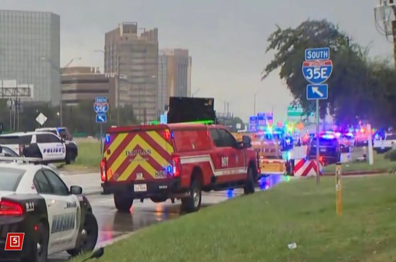 이민세관단속국(ICE) 시설에서 총격으로 3명이 사망한 후 현장에 출동한 당국자들 [WFAA]