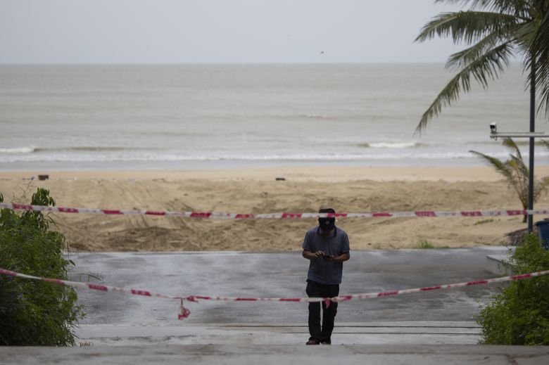 태풍 ‘라가사’의 영향권을 앞둔 중국 광동성. [EPA]