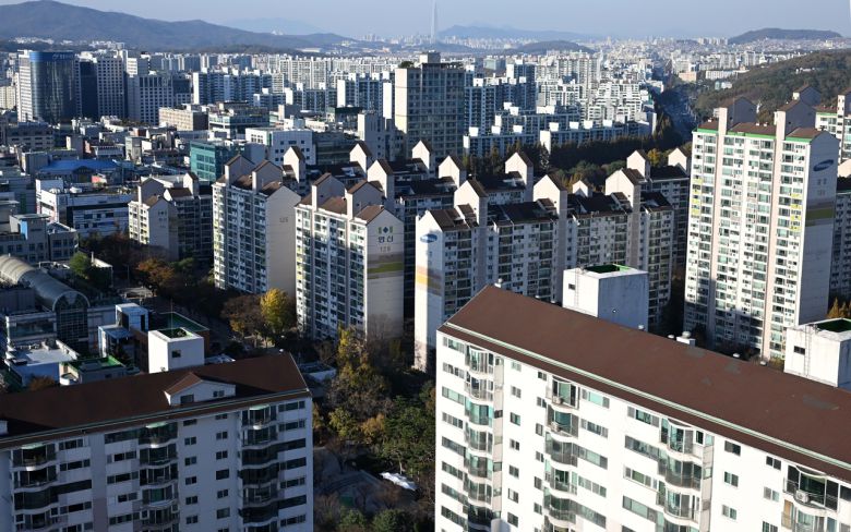 경기도 성남시 분당구의 한 아파트 단지. 성남시=이상섭 기자