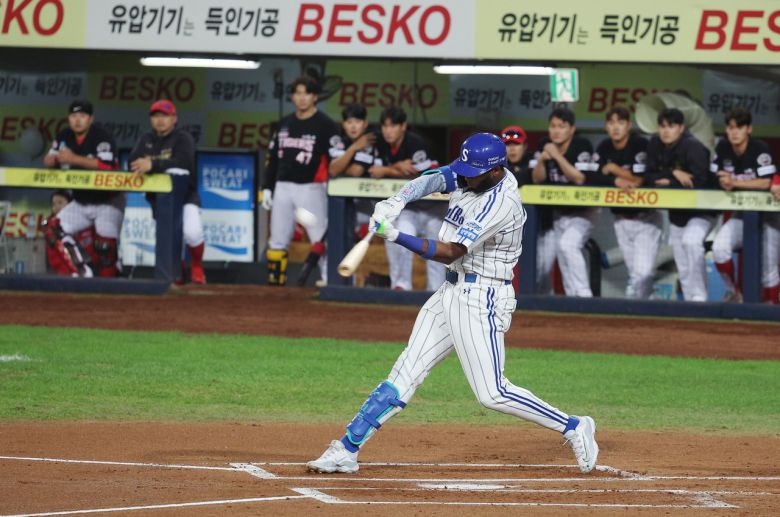 삼성 라이온즈 타자 르윈 디아즈 [연합]