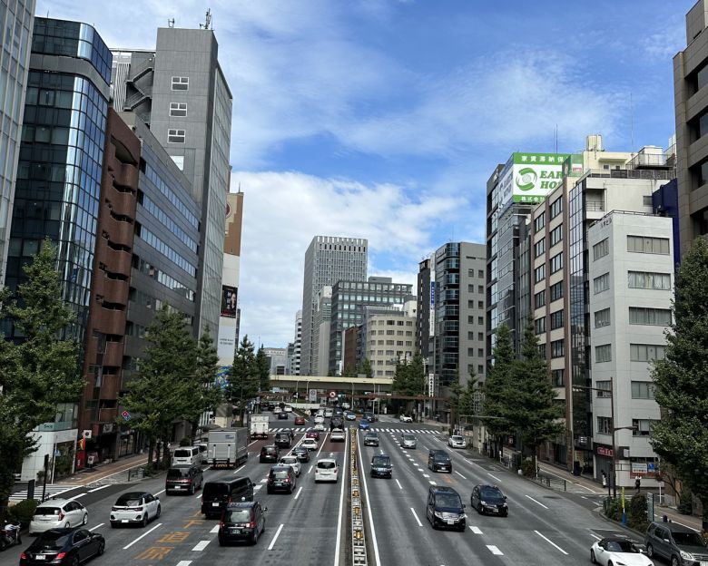 일본 도쿄도 주오구 일대 모습. 신혜원 기자