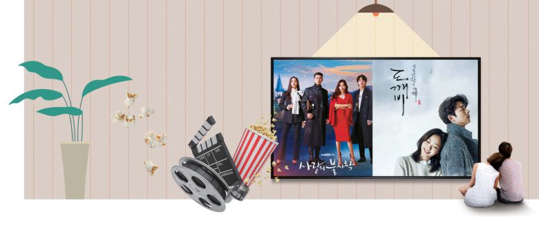 tvN 드라마 ‘사랑의 불시착(왼쪽)’과 ‘도깨비’ 포스터. 두 드라마는 한 조사에서 일본 시청자들이 가장 선호하는 한국 드라마 2위와 3위에 이름을 올렸다.  [CJ ENM 제공]