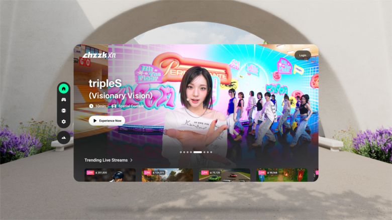 걸그룹 ‘트리플S’의 이머시브 콘텐츠. [네이버 제공]