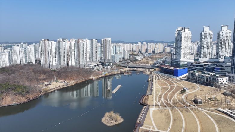 경기도 화성시 동탄호수공원 인근 아파트 단지 전경. [헤럴드경제DB]
