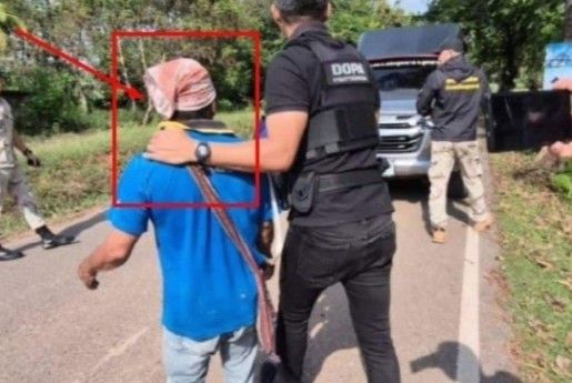 성폭행 혐의로 체포된 태국 남성. [타이거]