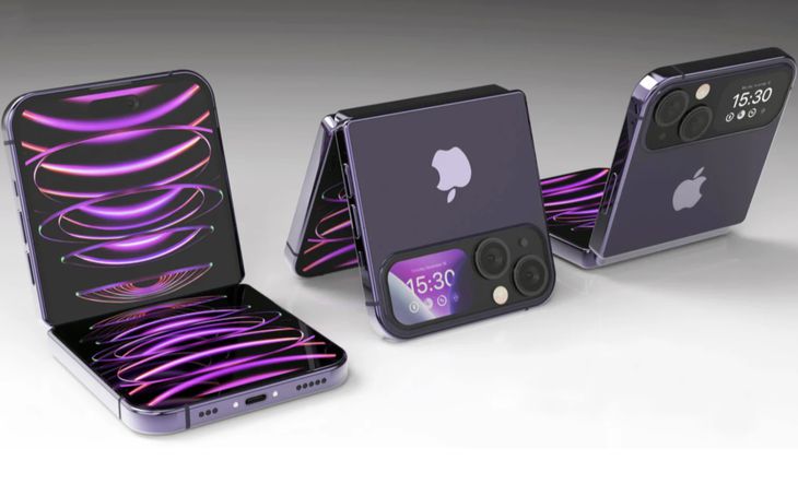 애플 폴더블폰 예상 이미지 [톰스가이드 홈페이지]