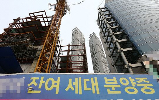 지방의 한 미분양 단지의 모습. [연합]