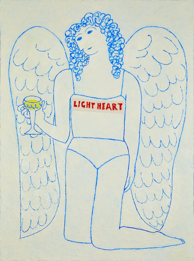 키미, 가벼운 마음, Discarded Paper and Mixed Media on Canvas, 97.0 × 130.3 cm, 2025 ©키미