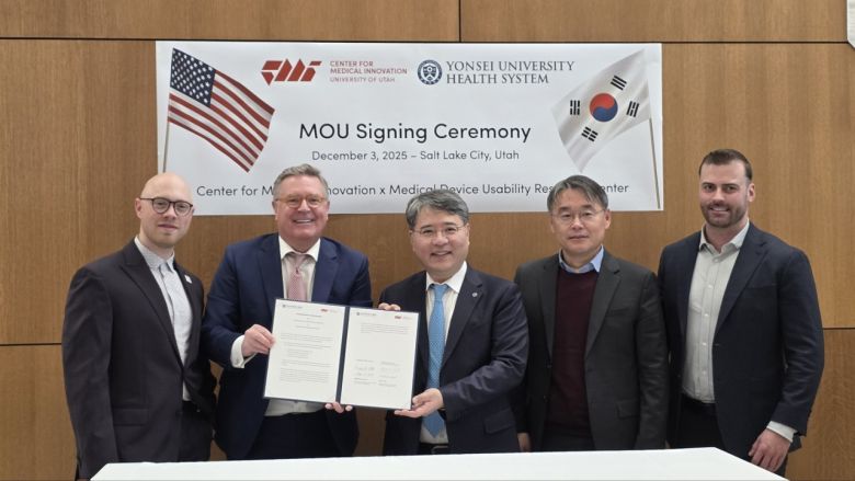 연세의대 의료기기산업 특성화대학원이 미국 유타대 의료혁신센터(CMI)와 FDA 인허가 자문을 비롯한 의료기기 개발 협력 업무협약을 맺었다.