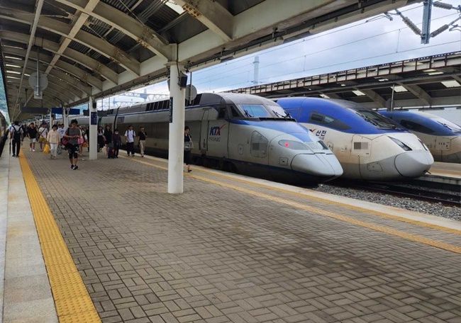 고속철도(KTX) 열차.  기사와 무관한 자료사진. [헤럴드DB]