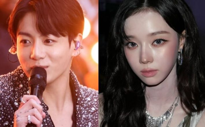 BTS 정국(좌), 에스파 윈터(우)